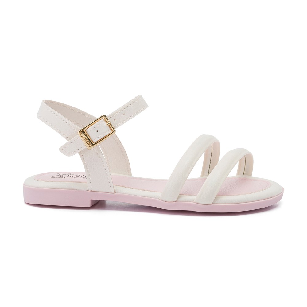 Sandália Feminina Infantil Com Tiras Klin Suami Mini Sandália Feminina Infantil Com Tiras Klin Suami Mini
