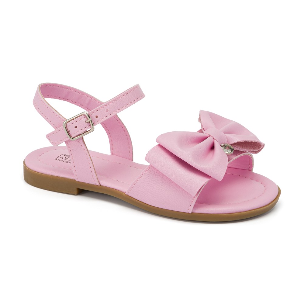 Sandália Infantil Feminina Klin Laço Duplo Suami Mini