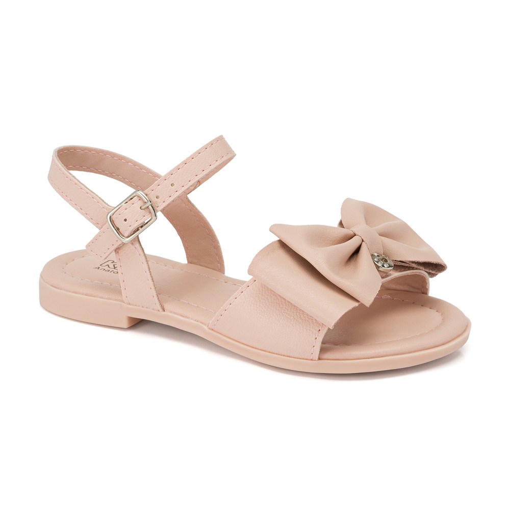 Sandália Infantil Feminina Klin Laço Duplo Suami Mini