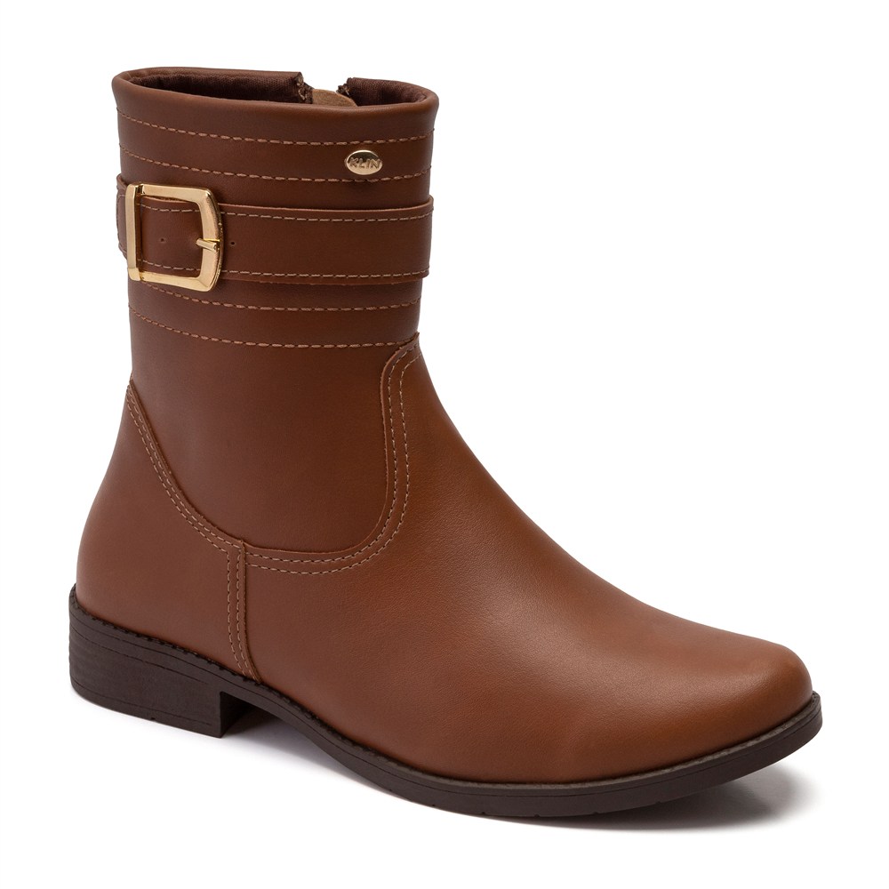Bota Infantil Feminina Cano Médio Klin Atena Kids