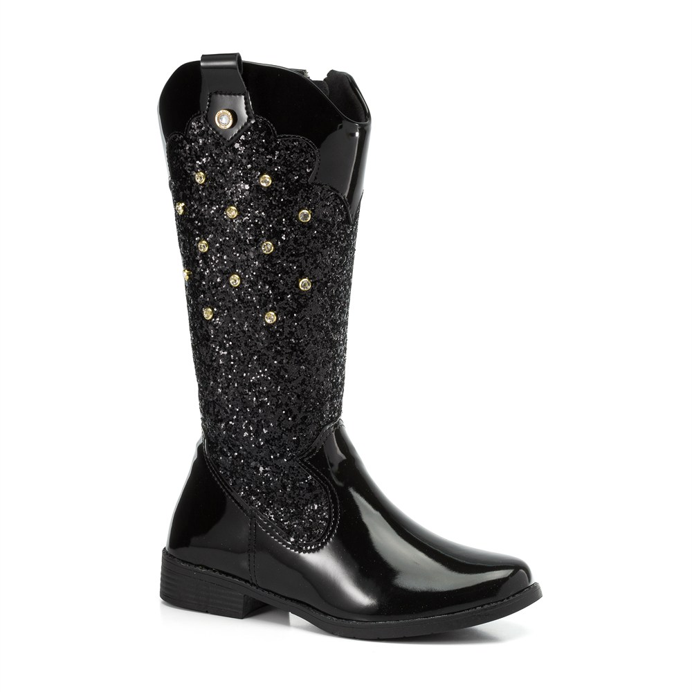 Bota Infantil Feminina Western Klin Atena Com Glitter E Brilho Por Eduardo Amarante