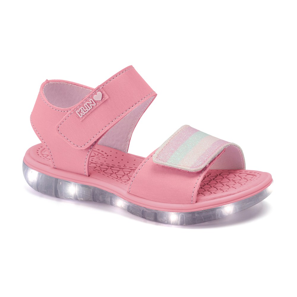 Sandália De Led Papete Light Klin Com Detalhe Em Tie Dye