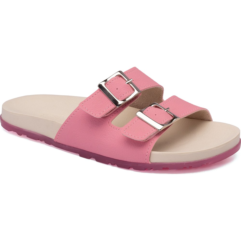 Chinelo Infantil Slide Feminino Fivela Klin