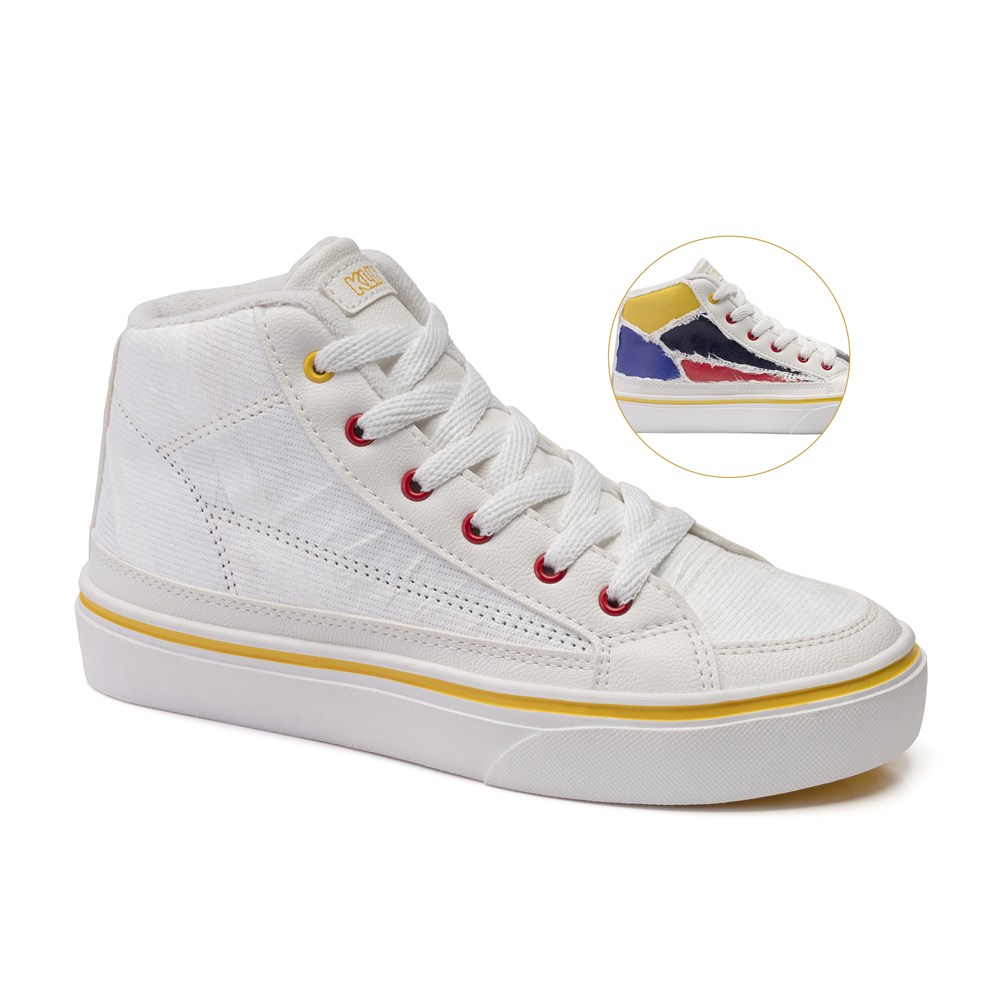 Tênis Infantil Casual Klin Freestyle Surprise Kids Cano Alto