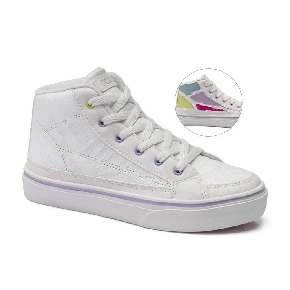 Tênis Infantil Casual Klin Freestyle Surprise Kids Cano Alto