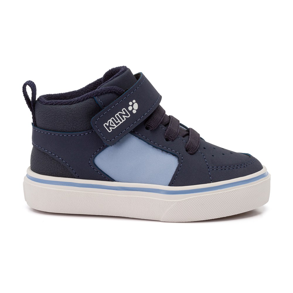 Tênis Infantil Klin Freestyle Baby Cano Médio Em Fita Aderente E Elástico Tênis Infantil Klin Freestyle Baby Cano Médio Em Fita Aderente E Elástico