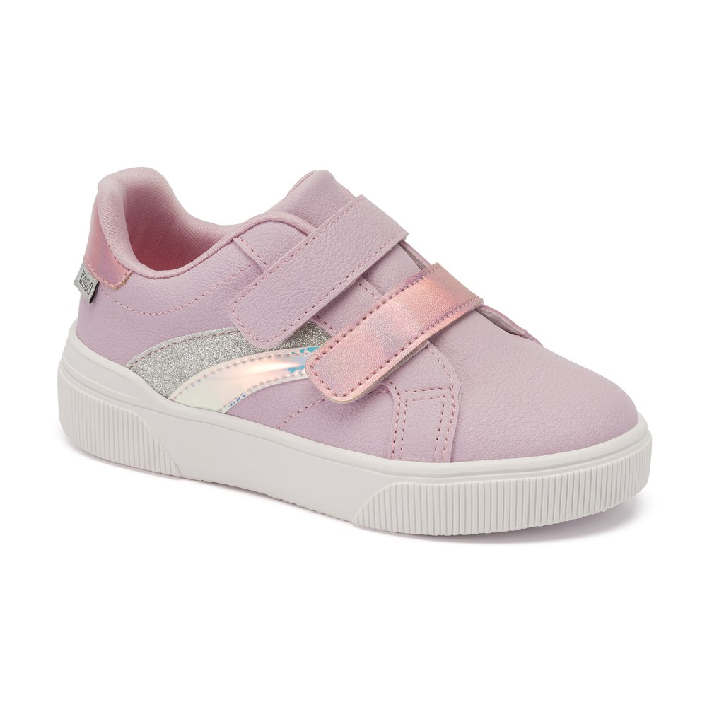 Tênis Infantil Klin Sky Super Fashion Em Fitas Aderentes