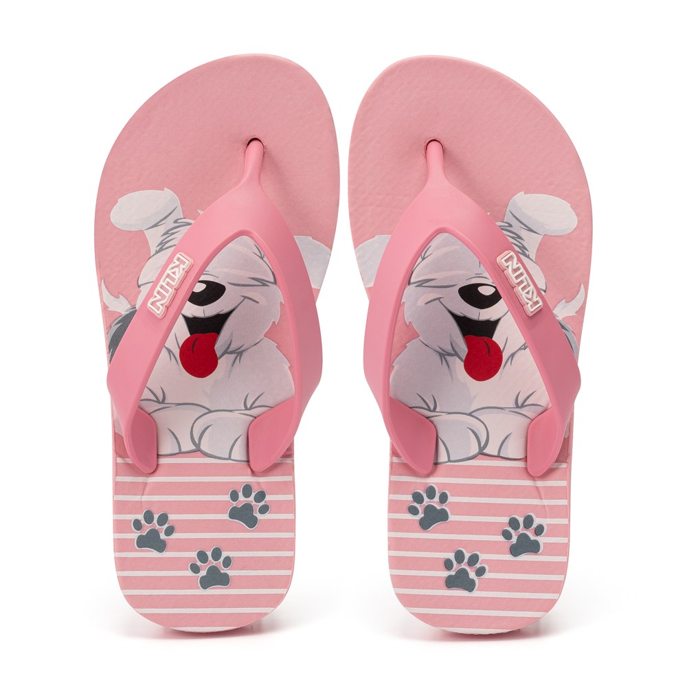 Chinelo Infantil Estampado Mascote Klin Acqua Kids