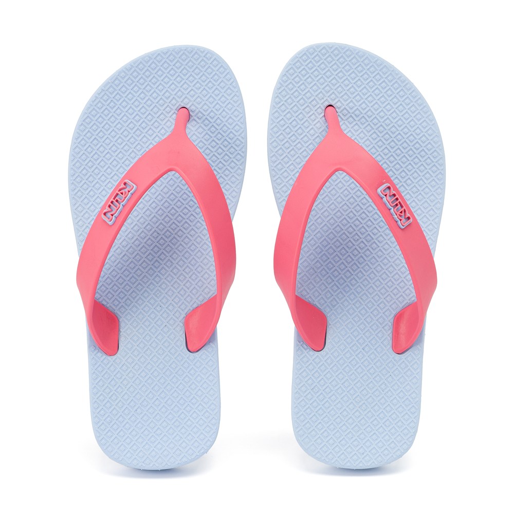 Chinelo De Dedo Infantil Klin Bicolor Acqua Kids