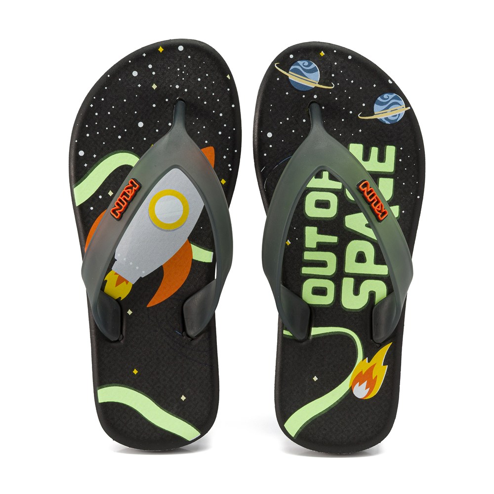 Chinelo De Dedo Infantil Klin Bicolor Acqua Kids