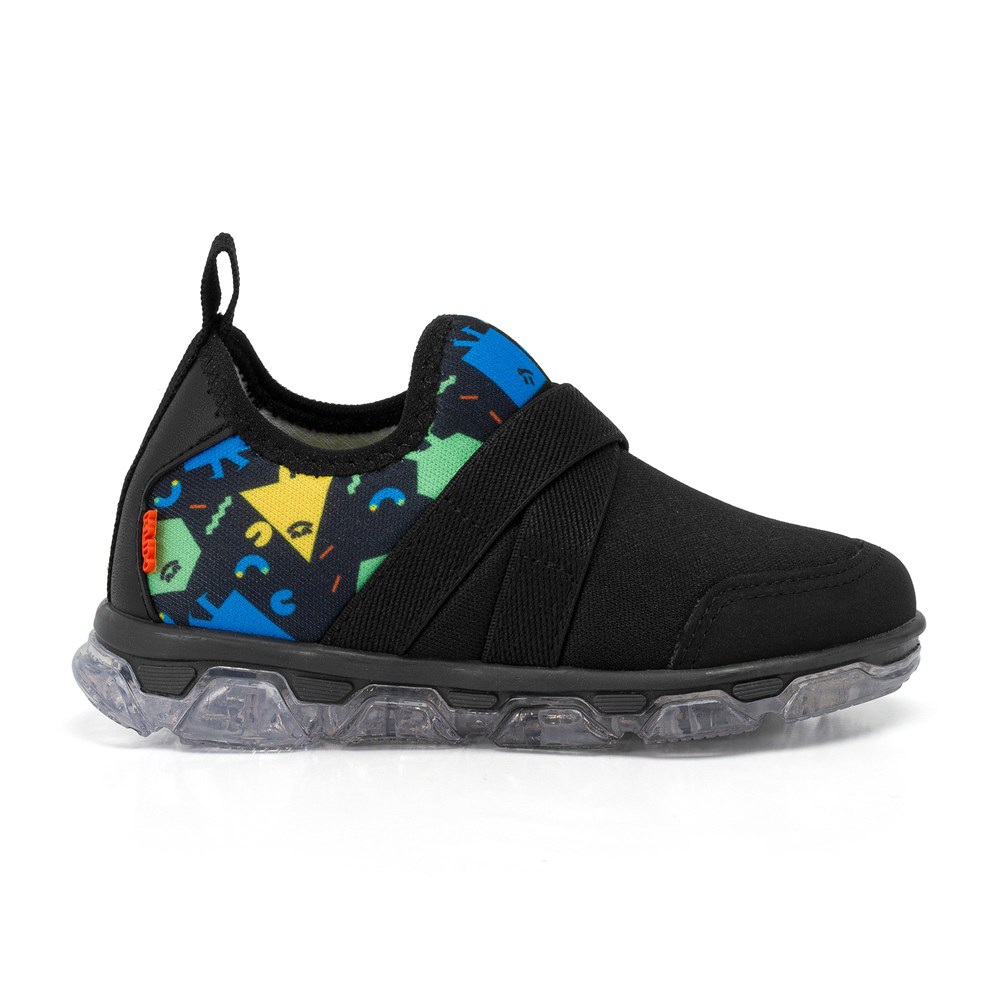 Tênis Infantil Menino Estampas Diversas Klin Color Light