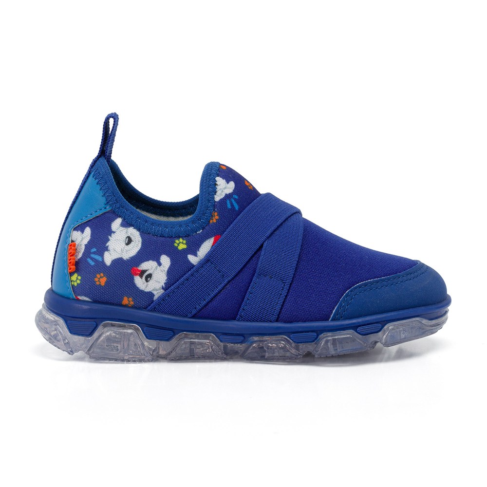 Tênis Infantil Menino Estampas Diversas Klin Color Light