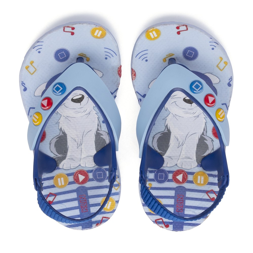 Chinelo Infantil Klin Acqua Print Estampa Do Klin