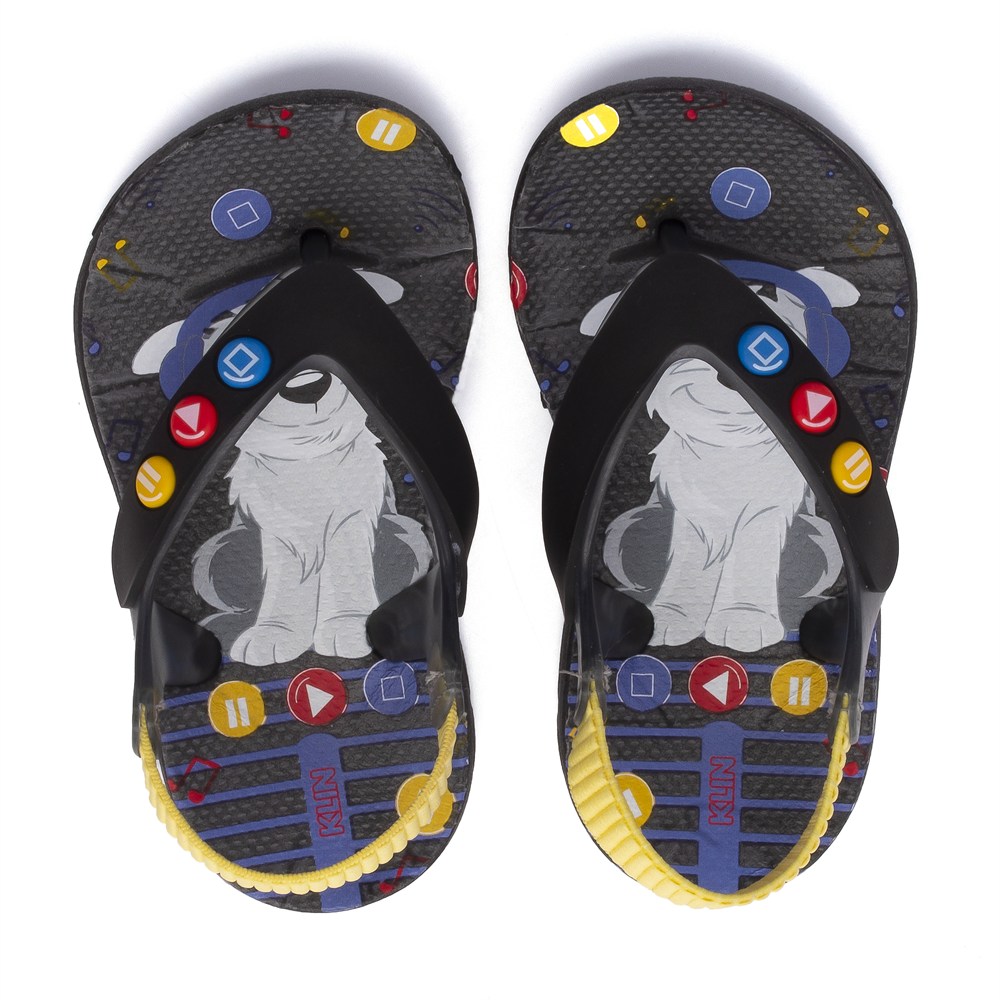 Chinelo Infantil Klin Acqua Print Estampa Do Klin