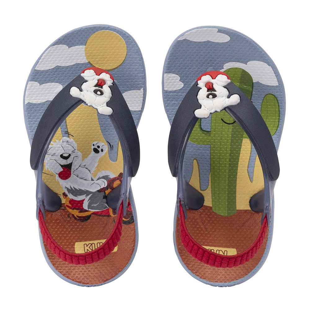 Chinelo Infantil Klin Acqua Print Personagem Divertido
