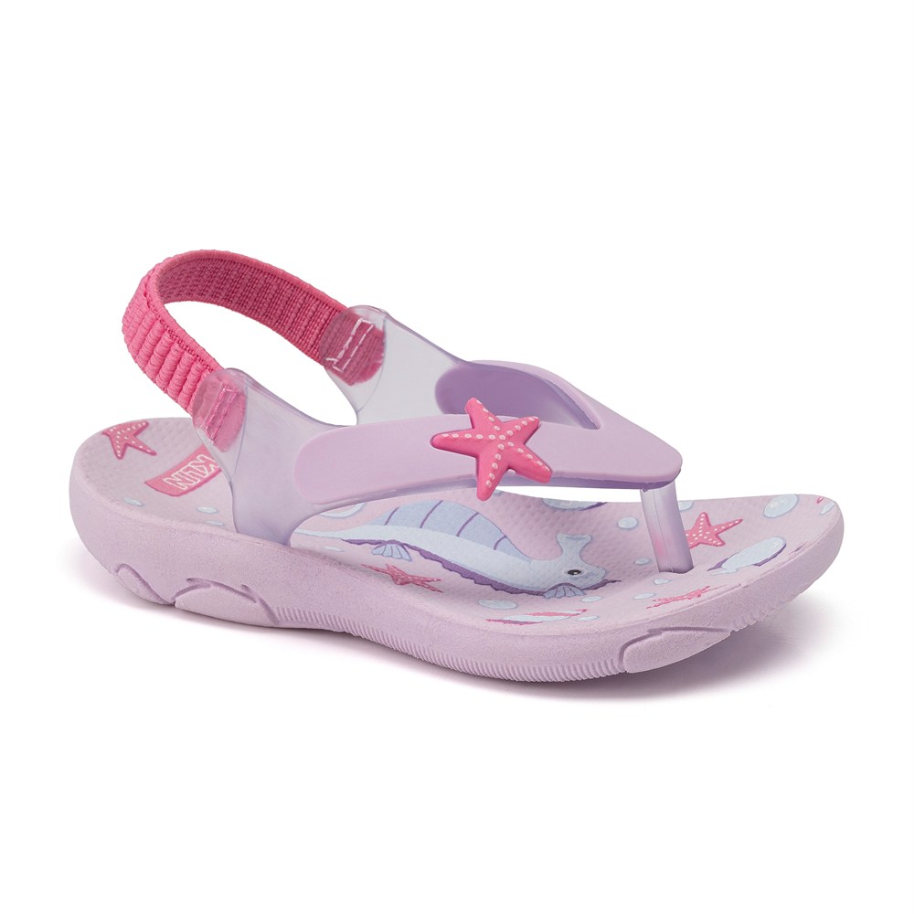 Chinelo Infantil Fundo Do Mar Klin Acqua Print