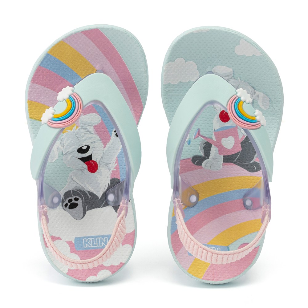 Chinelo Infantil Klin Acqua Print