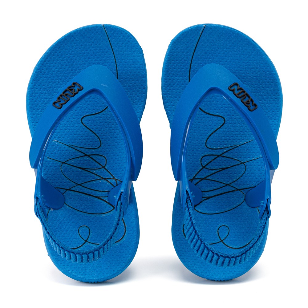 Chinelo Infantil Klin Acqua Print Com Elástico Por Eduardo Amarante