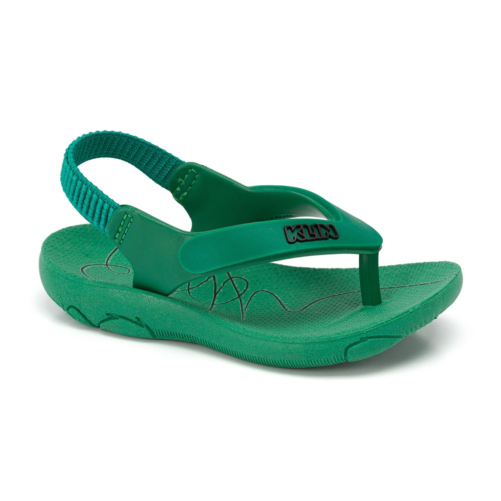 Chinelo Infantil Klin Acqua Print Com Elástico Por Eduardo Amarante