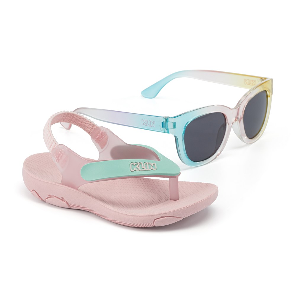 Chinelo Infantil Klin Acqua Print