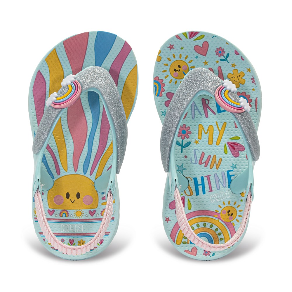 Chinelo Infantil Klin Acqua Print