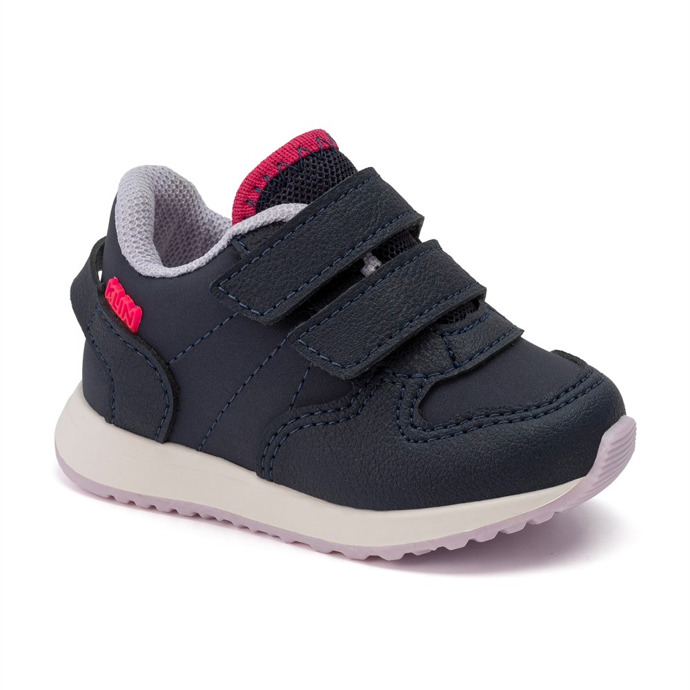 Tênis Infantil Klin Walk Baby Em Fitas Aderentes