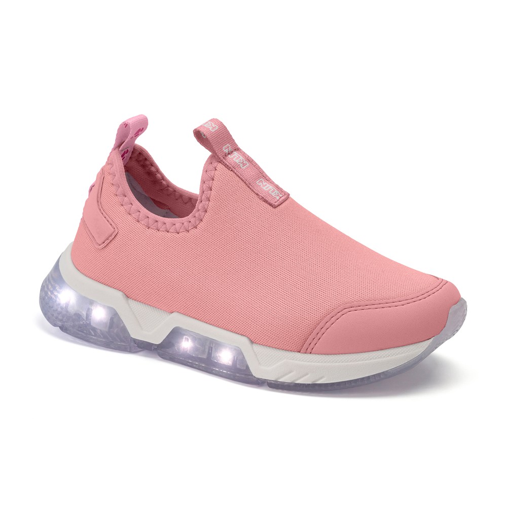 Tênis De Led Infantil Calce Fácil Klin Light
