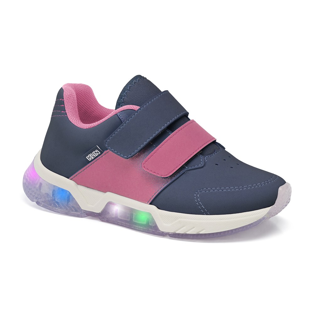 Tênis Infantil Klin Light Com Fitas Aderentes Duplas