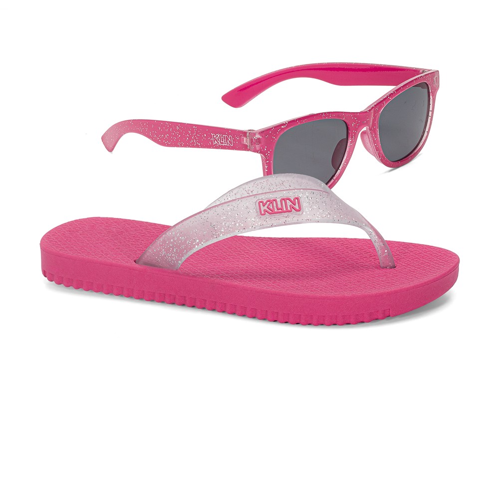 Chinelo Infantil Klin Acqua Kids Com Óculos