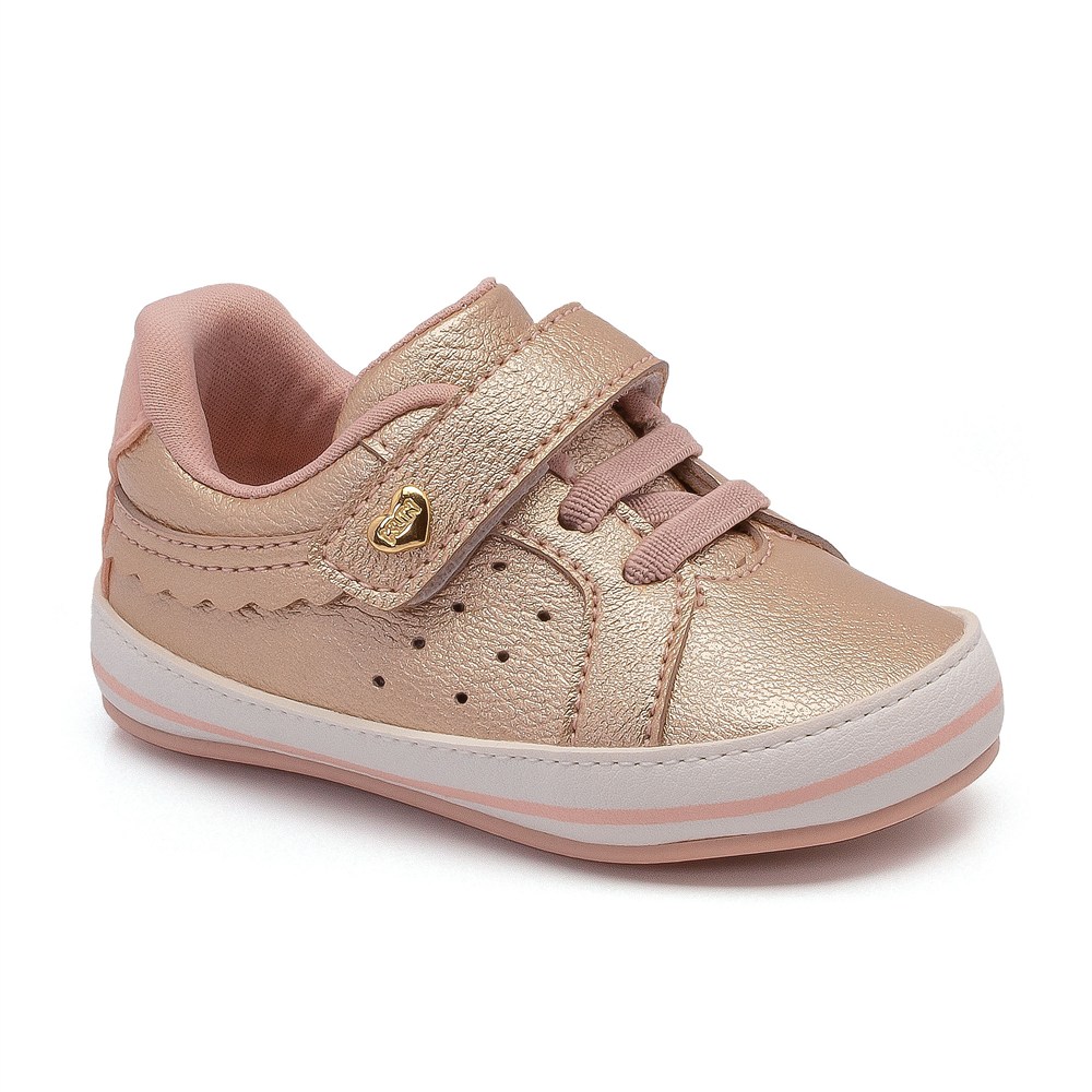 Sapato Algodao Doce - 448 - Ouro Rosa/Rosa