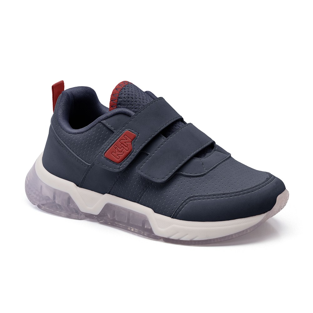 Tênis Infantil Kln Com Luzes E Velcro