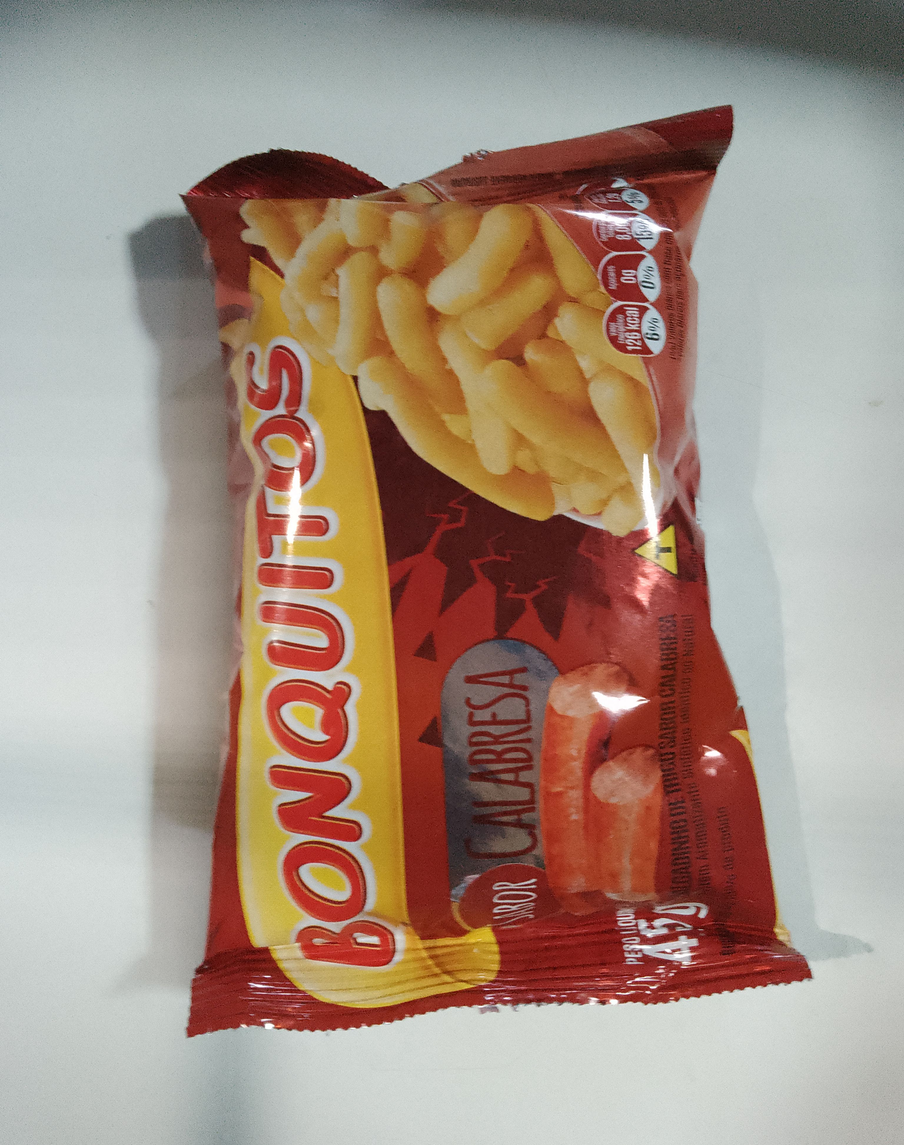 Bonquitos sabor calabresa 45g