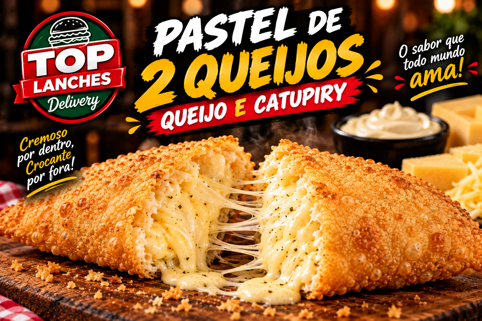 Pastel de 2 Queijos