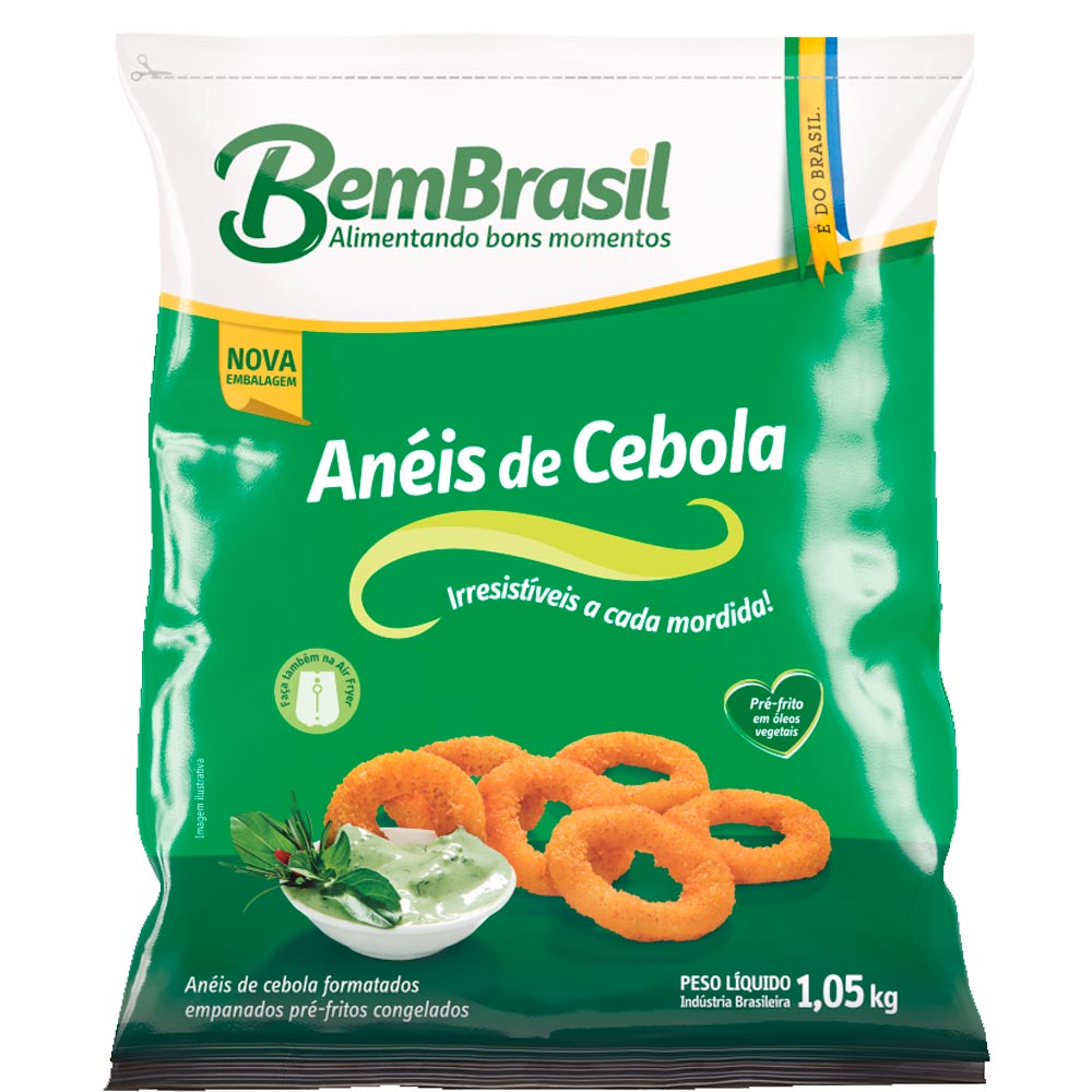 Aneis de Cebola Bem Brasil 1,05kg
