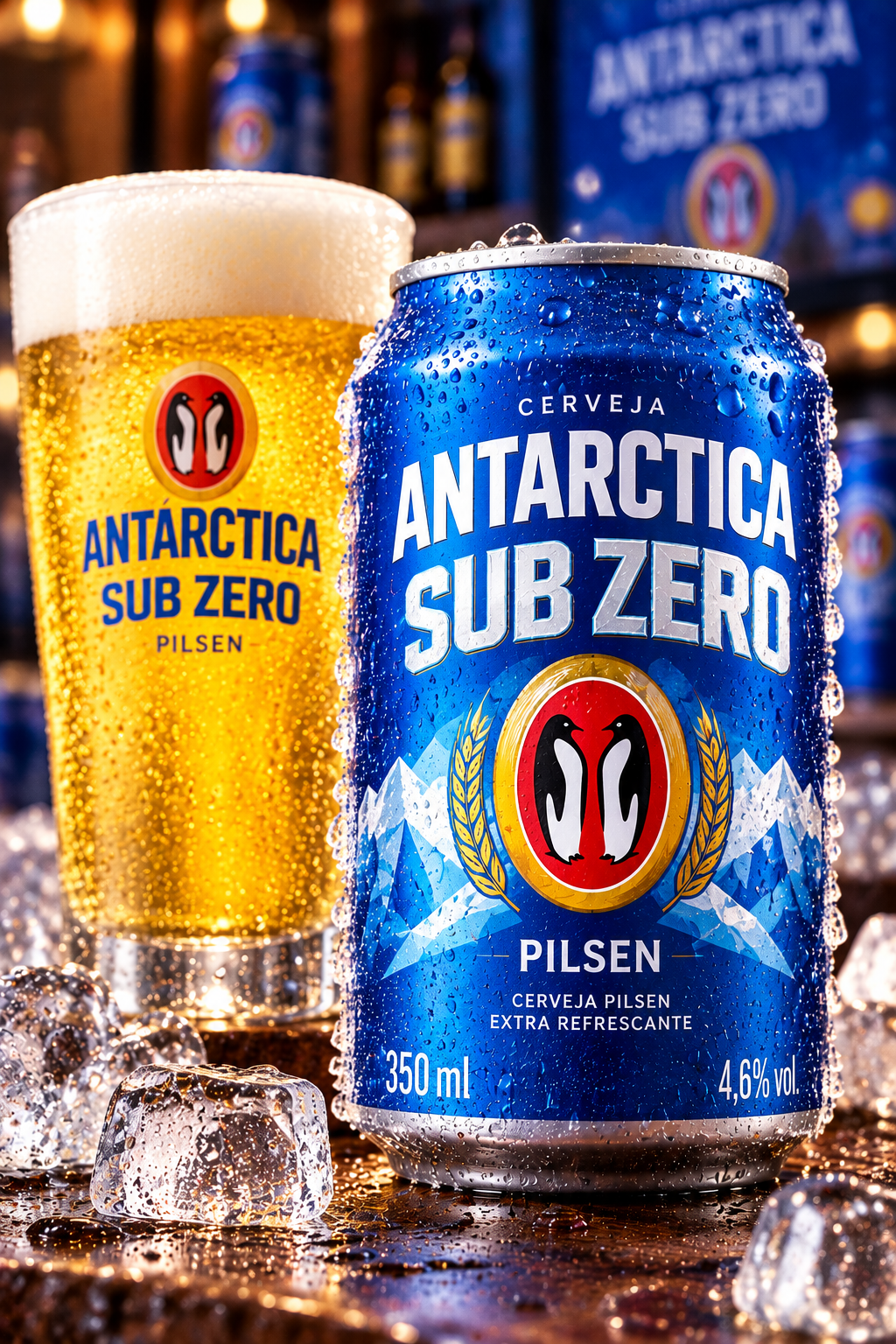 Antarctica Sub Zero Pilsen 350ml Lata