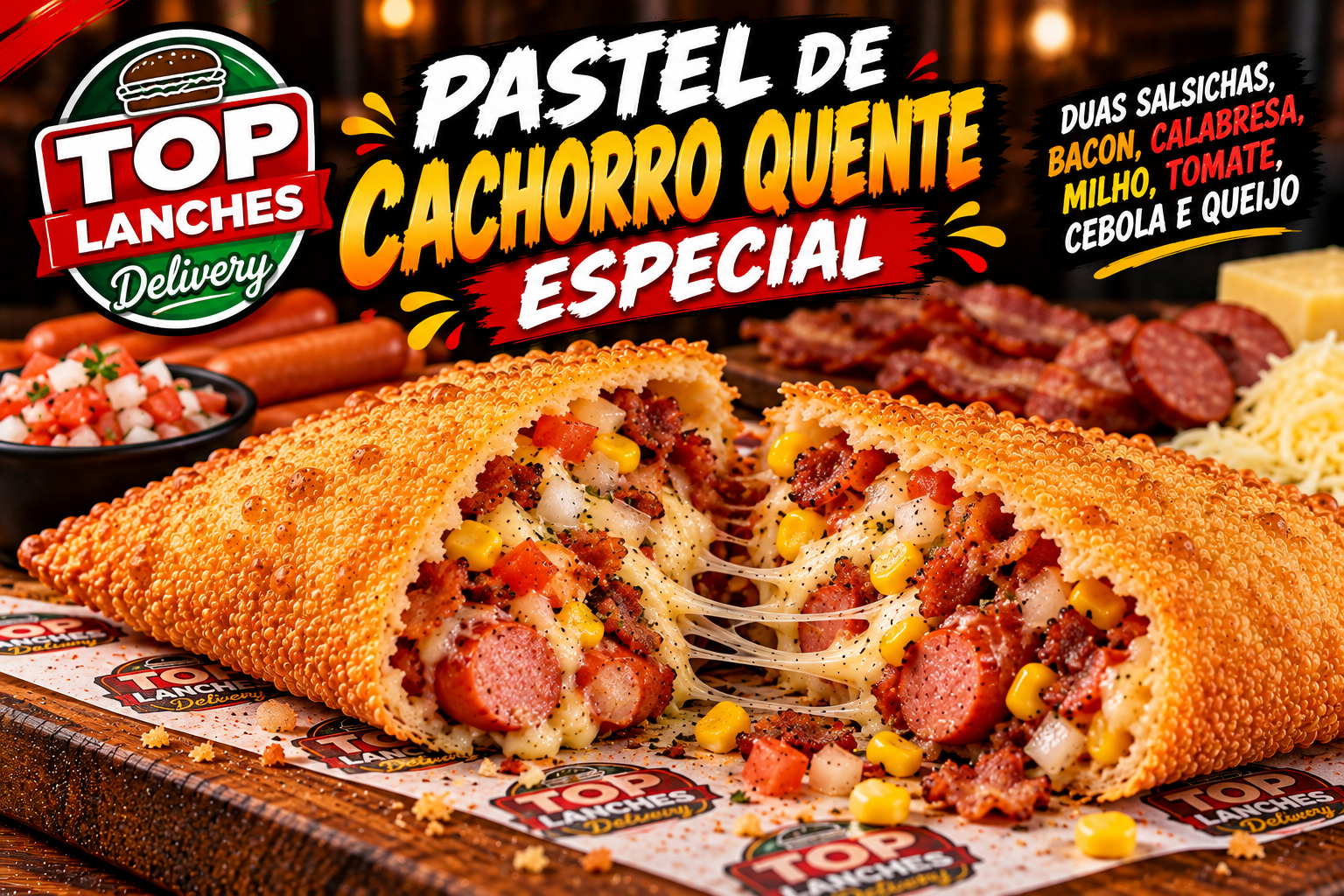 Pastel de Cachorro Quente Especial