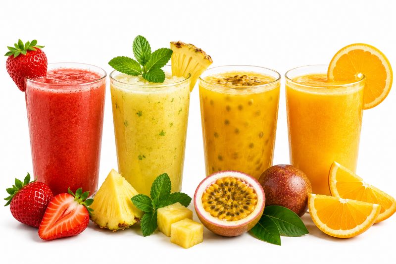 Sucos Sabores com Água