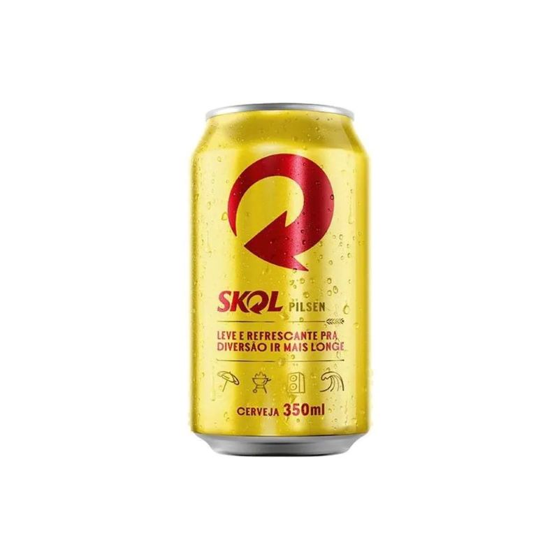 Cerveja Skol Lata 350ml