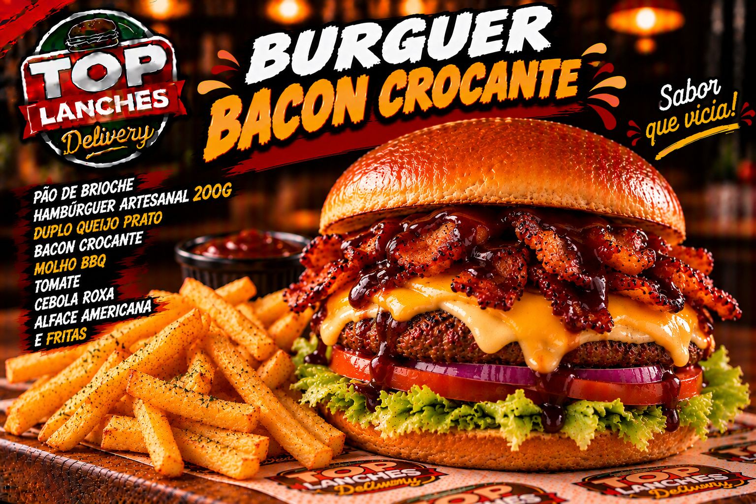 Burguer Bacon Crocante