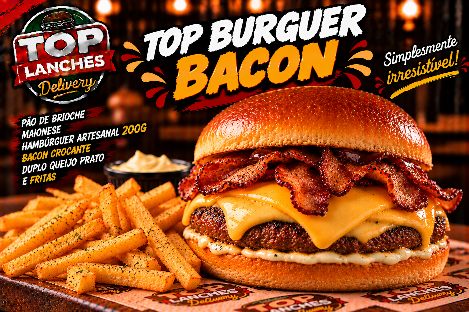 Top Burguer Bacon