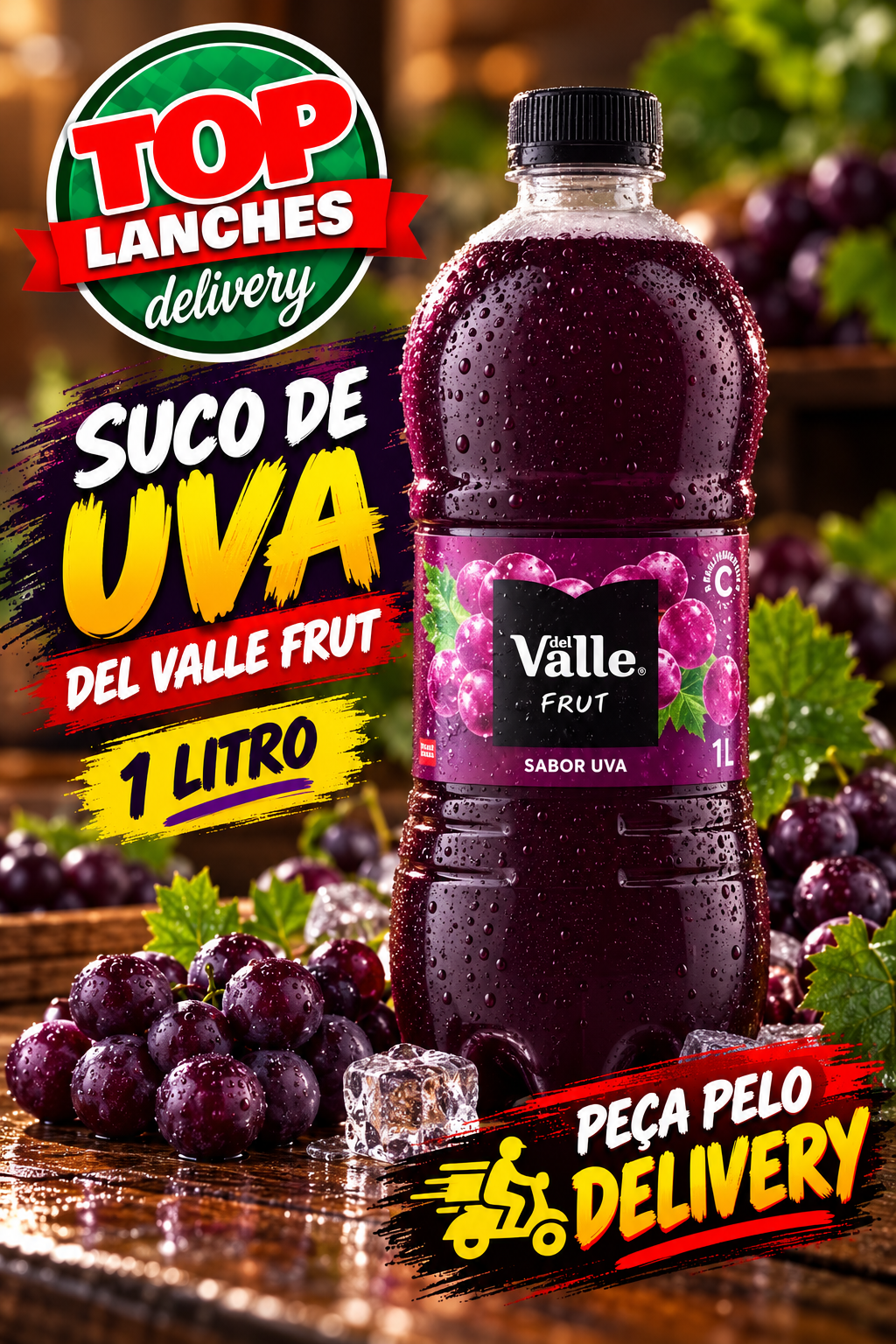 Suco Del Valle Frut Uva 1L