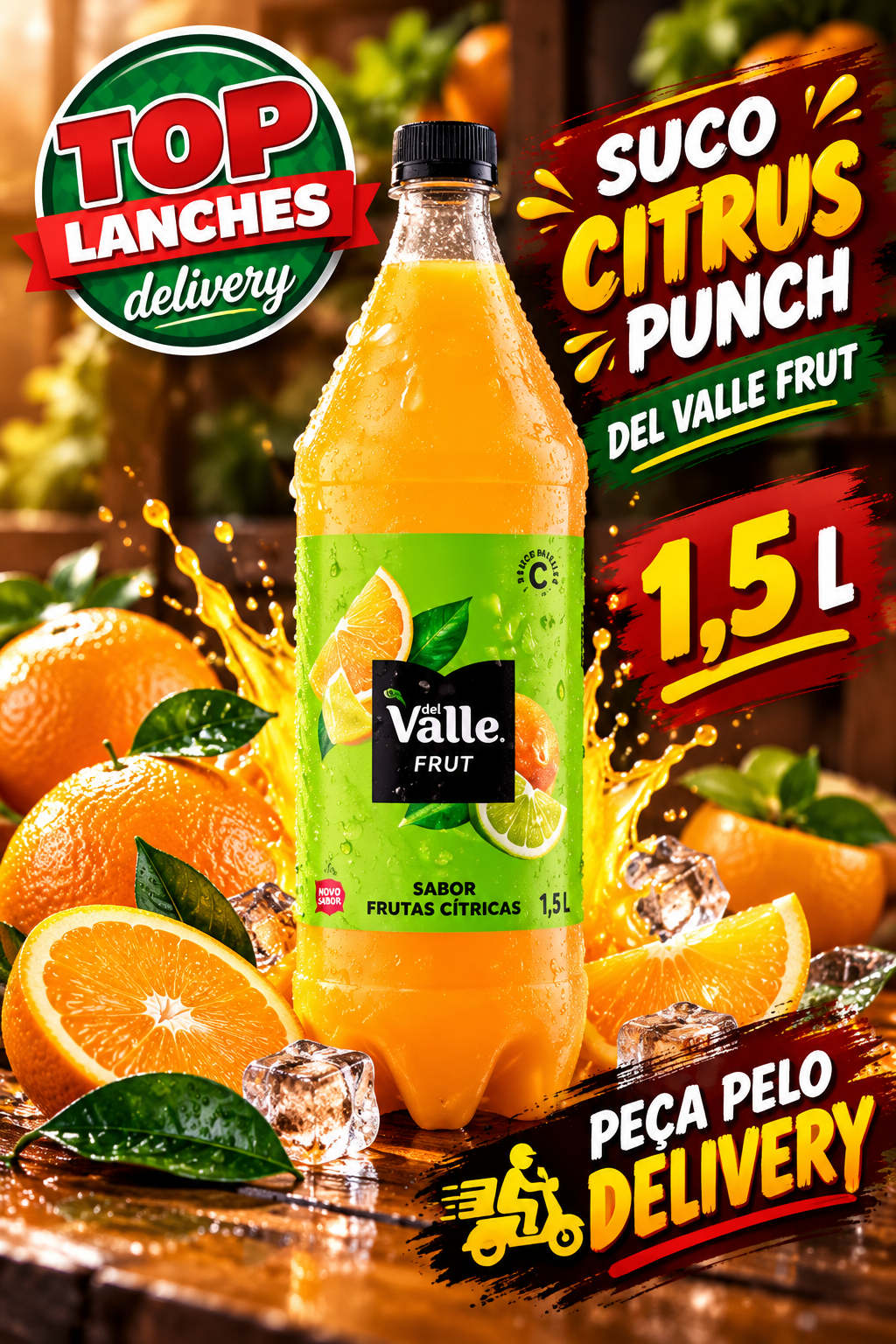 Suco Del Valle Frut Sabor Laranja 1,5L