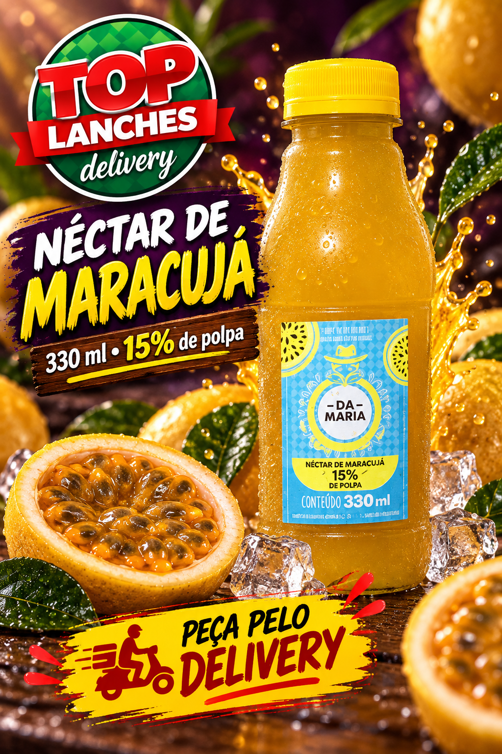 suco da maria maracuja 330ml