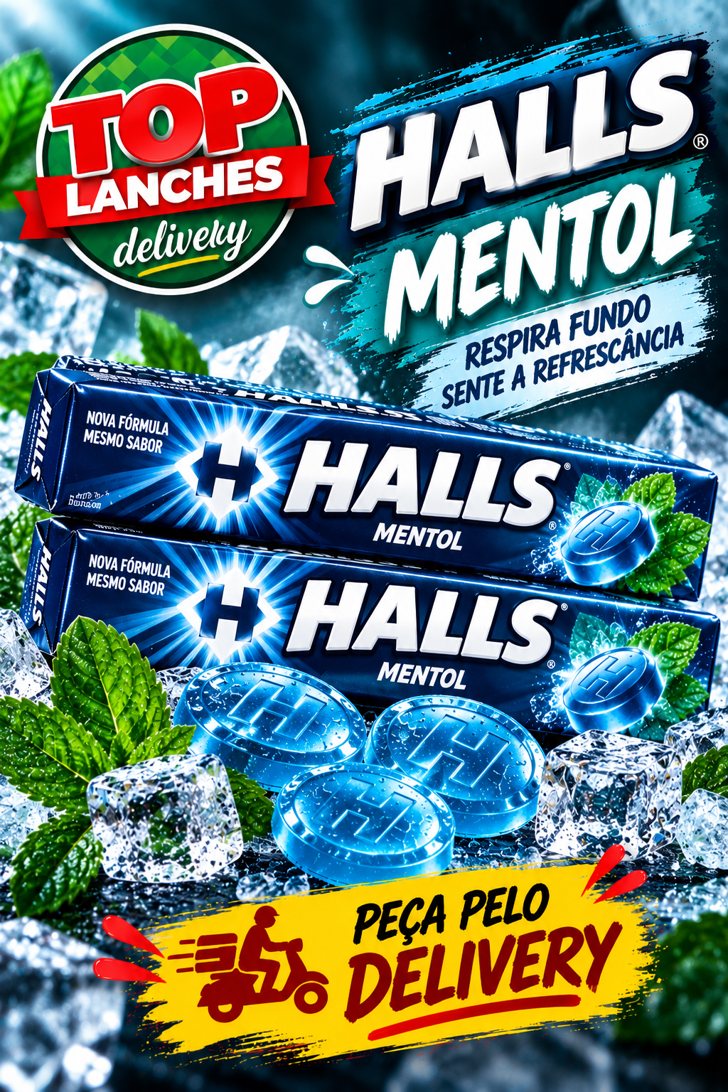 Halls Mentol 28g