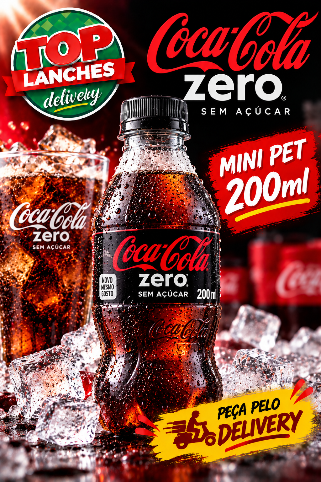 Coca Cola Zero Mini Pet 200ml