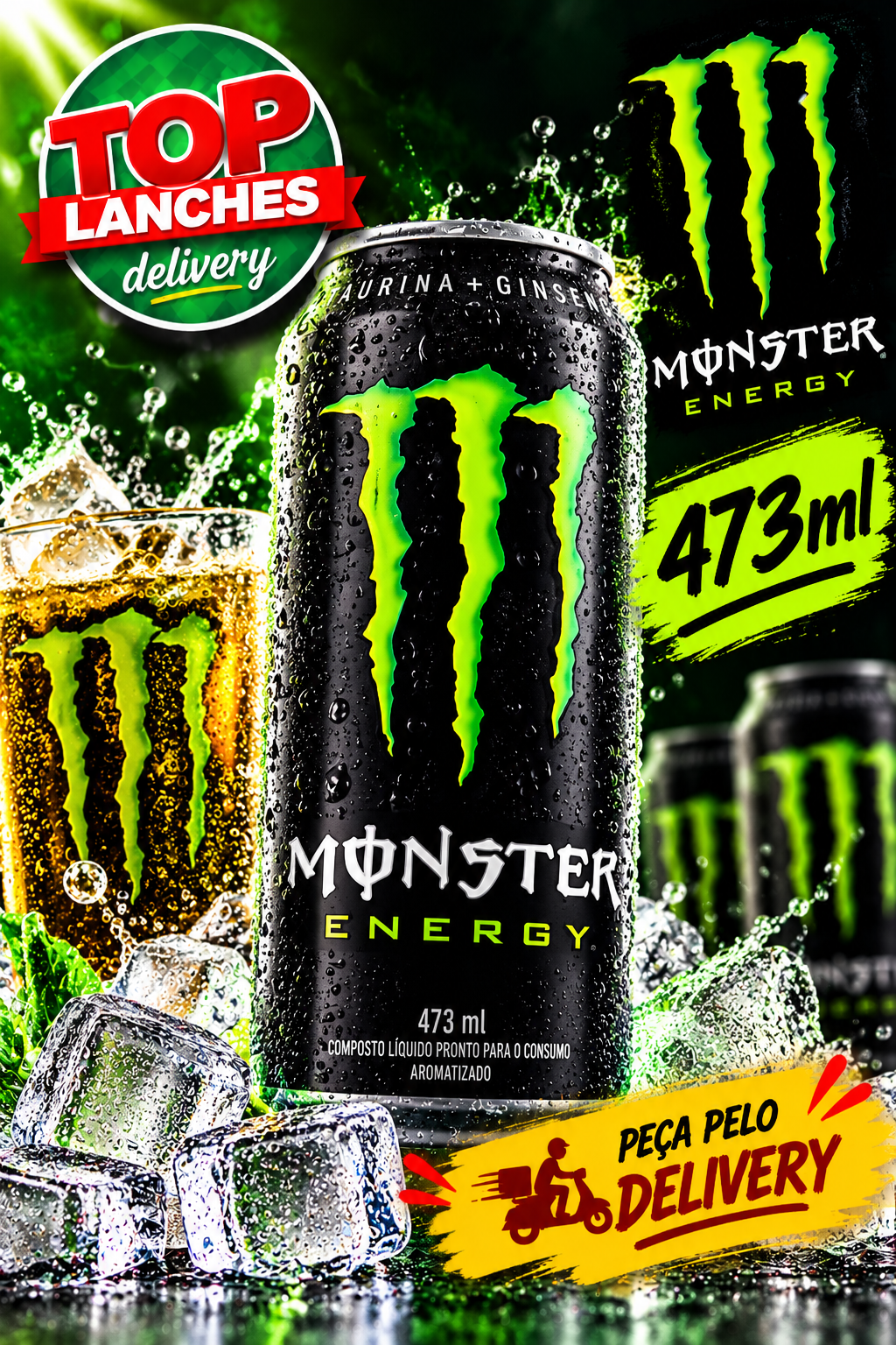 Energético Monster Energy 473ml