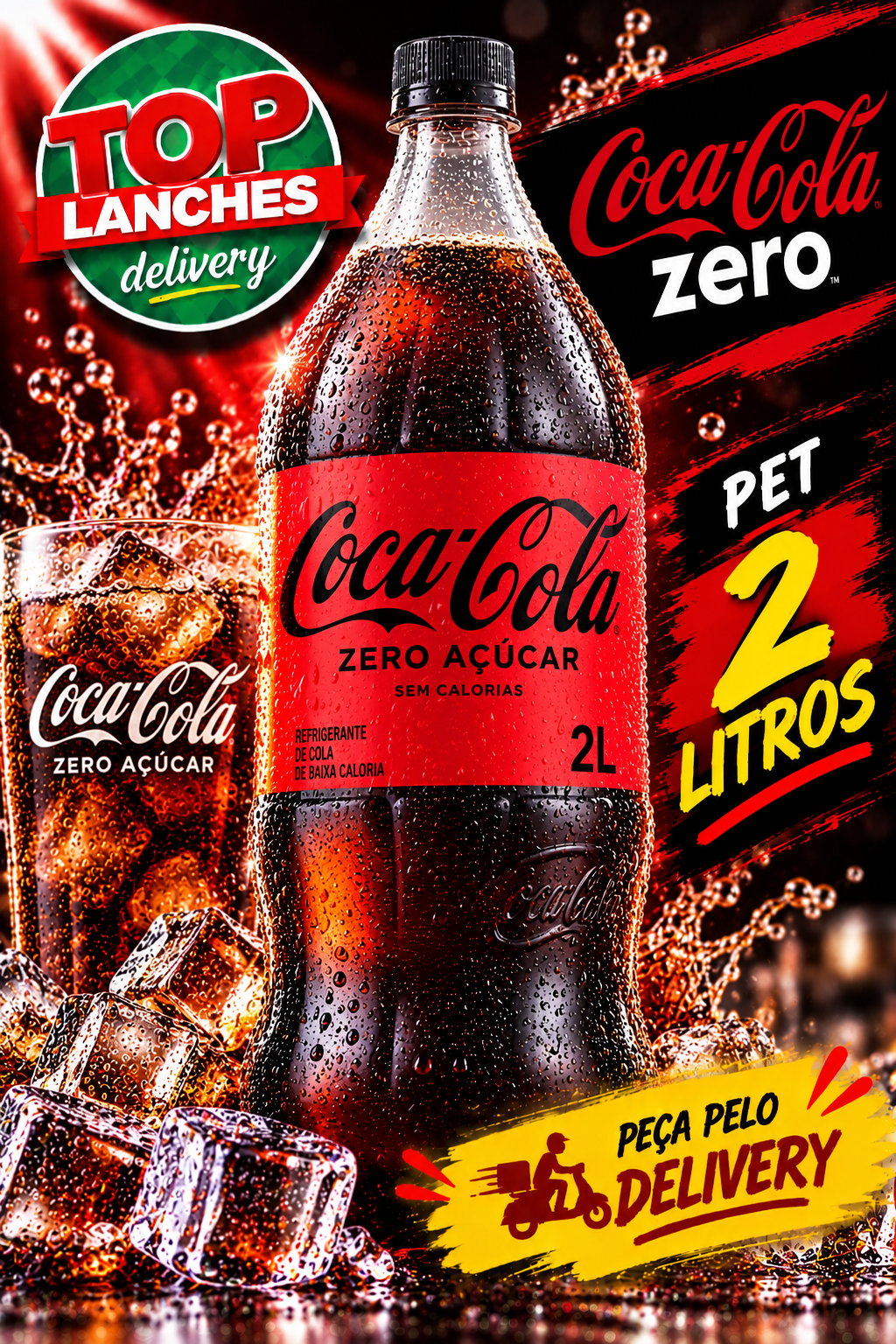 Coca Cola Zero Pet 2L