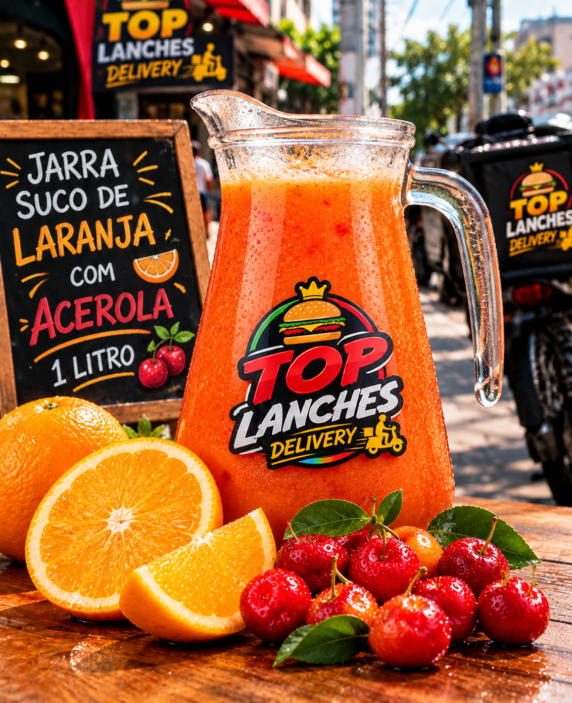 Jarra Suco de Laranja C/ acerola 1L