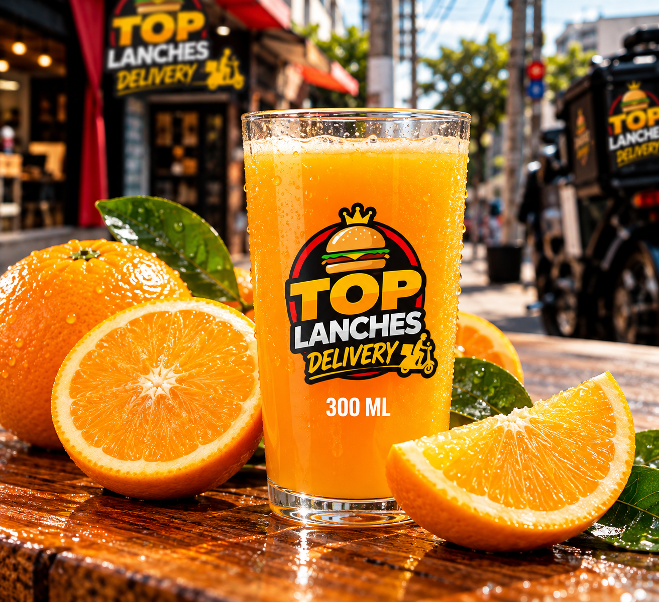 Copo Suco de Laranja 300ml