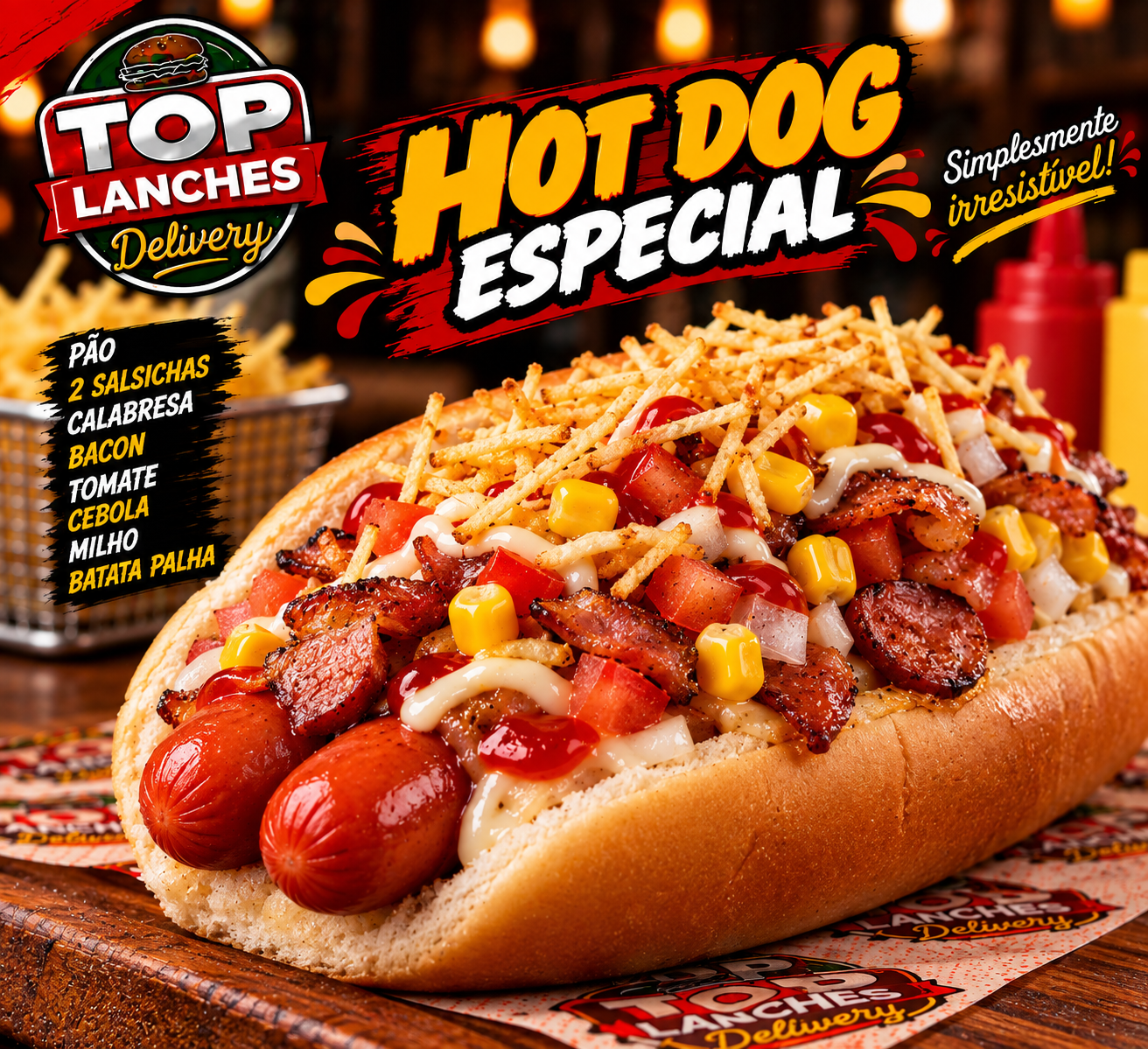 cachorro quente/Hot Dog Especial